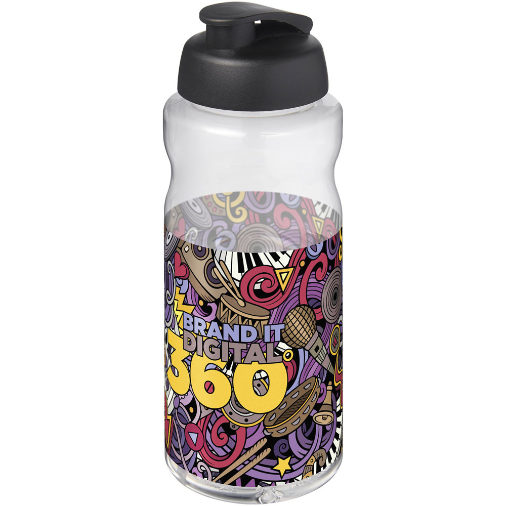 H2O Active® Big Base 1 l drinkfles met klapdeksel