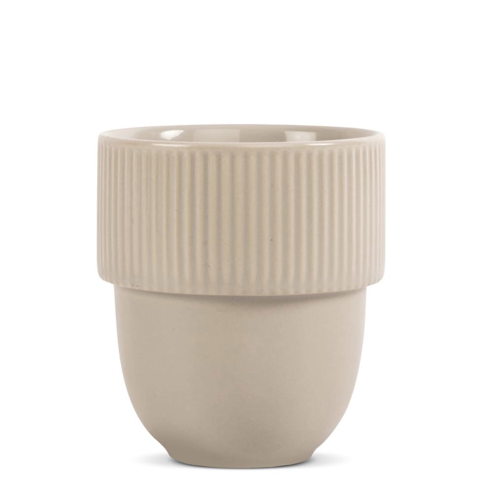 Sagaform Inka beker 270ml - voor bedrijven en relatiegeschenken - licht grijs
