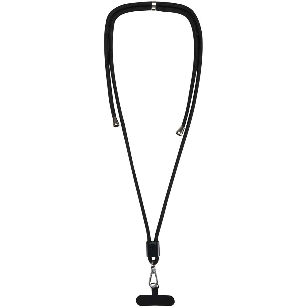 Vega verstelbaar smartphone lanyard van gerecycled materiaal