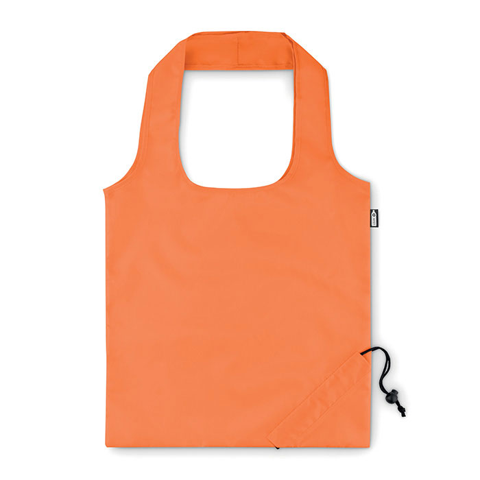 FOLDPET - Opvouwbare RPET tas - met logo of onbedrukt bestellen - Oranje