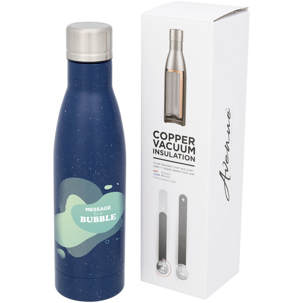 Vasa 500 ml gespikkeld koper vacuüm geïsoleerde fles 