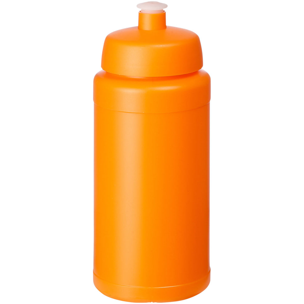 Baseline® Plus 500 ml drinkfles met sportdeksel - met logo of onbedrukt bestellen - Oranje