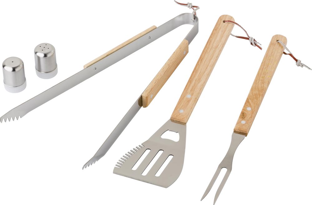 Nylon (600D) schort met barbecue set Hugo
