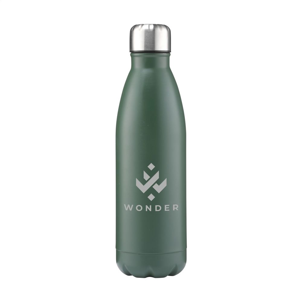 Topflask 750 ml Single Wall drinkfles - voor bedrijven en relatiegeschenken - donkergroen