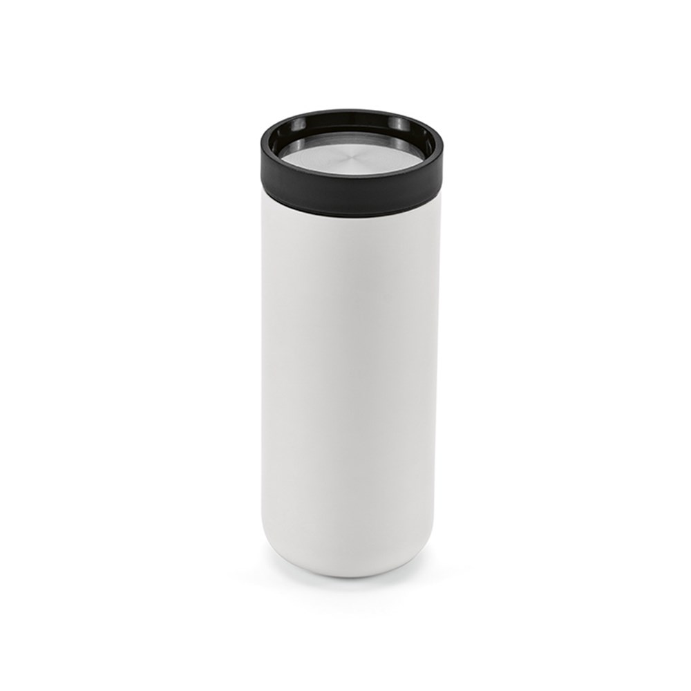Senegal Reisbeker gerecycled roestvrij staal 400 ml - Wit