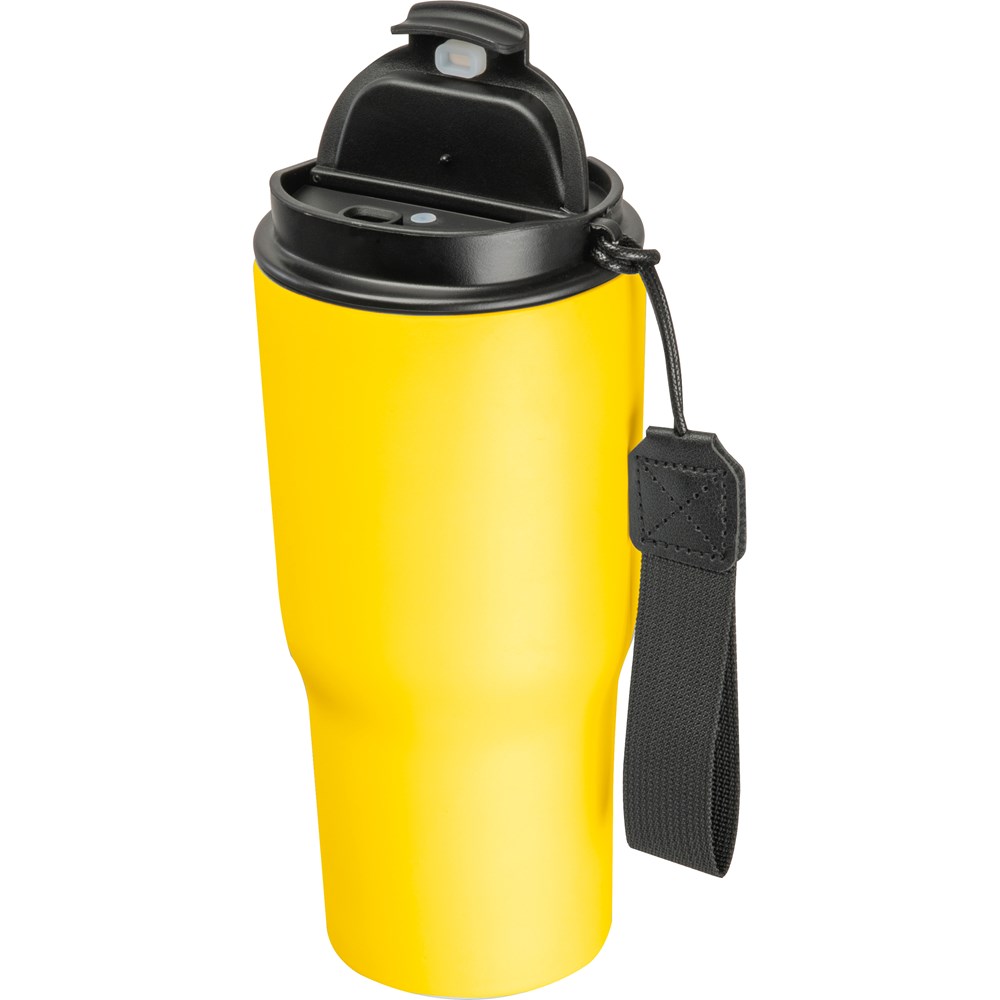 Dubbelwandige drinkbeker van rvs, 550 ml