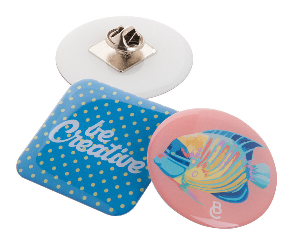EpoBadge Maxi - doming badge - met logo of onbedrukt bestellen