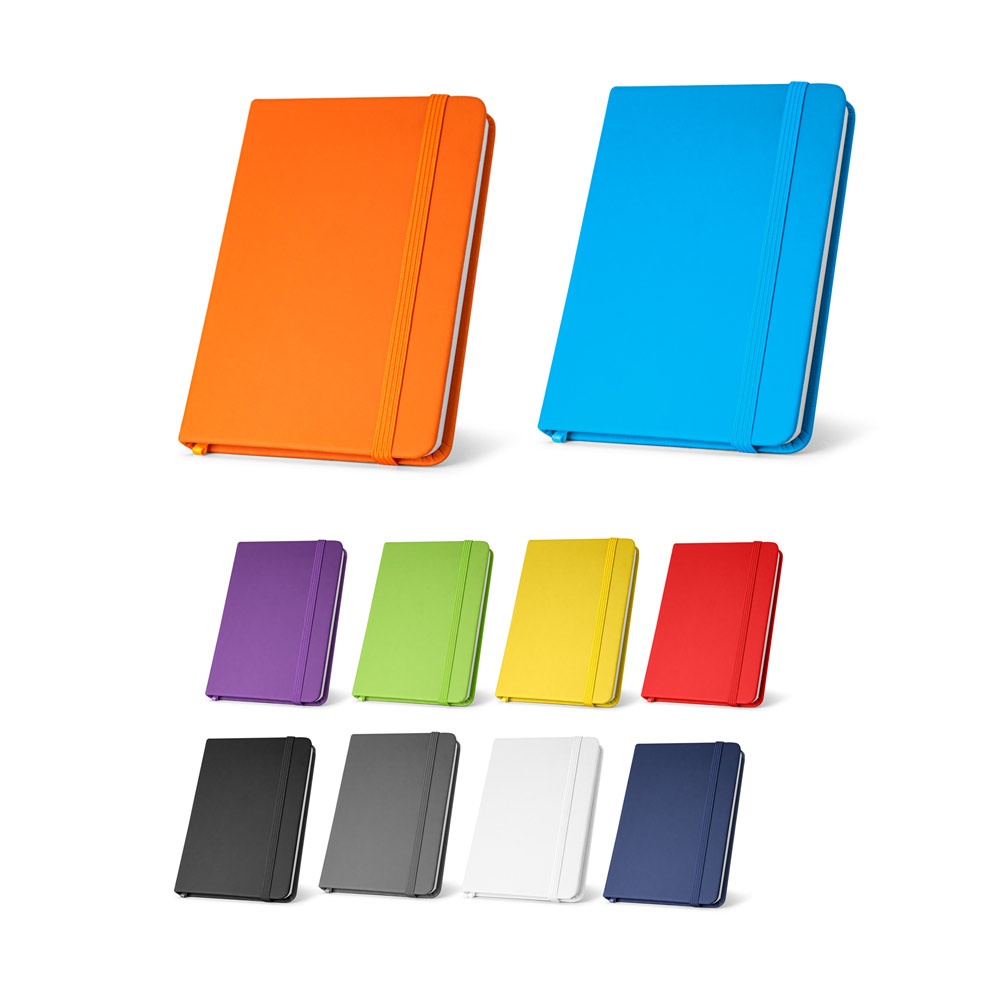HEMINGWAY. A5 PU notitieblok met blanco pagina's - met logo of onbedrukt bestellen