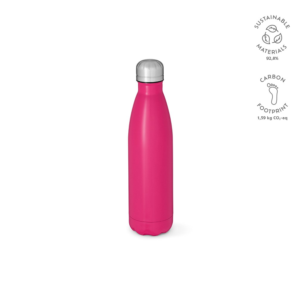 Mississippi 550 fles gerecycled roestvrij staal 535 ml - bedrukt of onbedrukt verkrijgbaar - fuchsia
