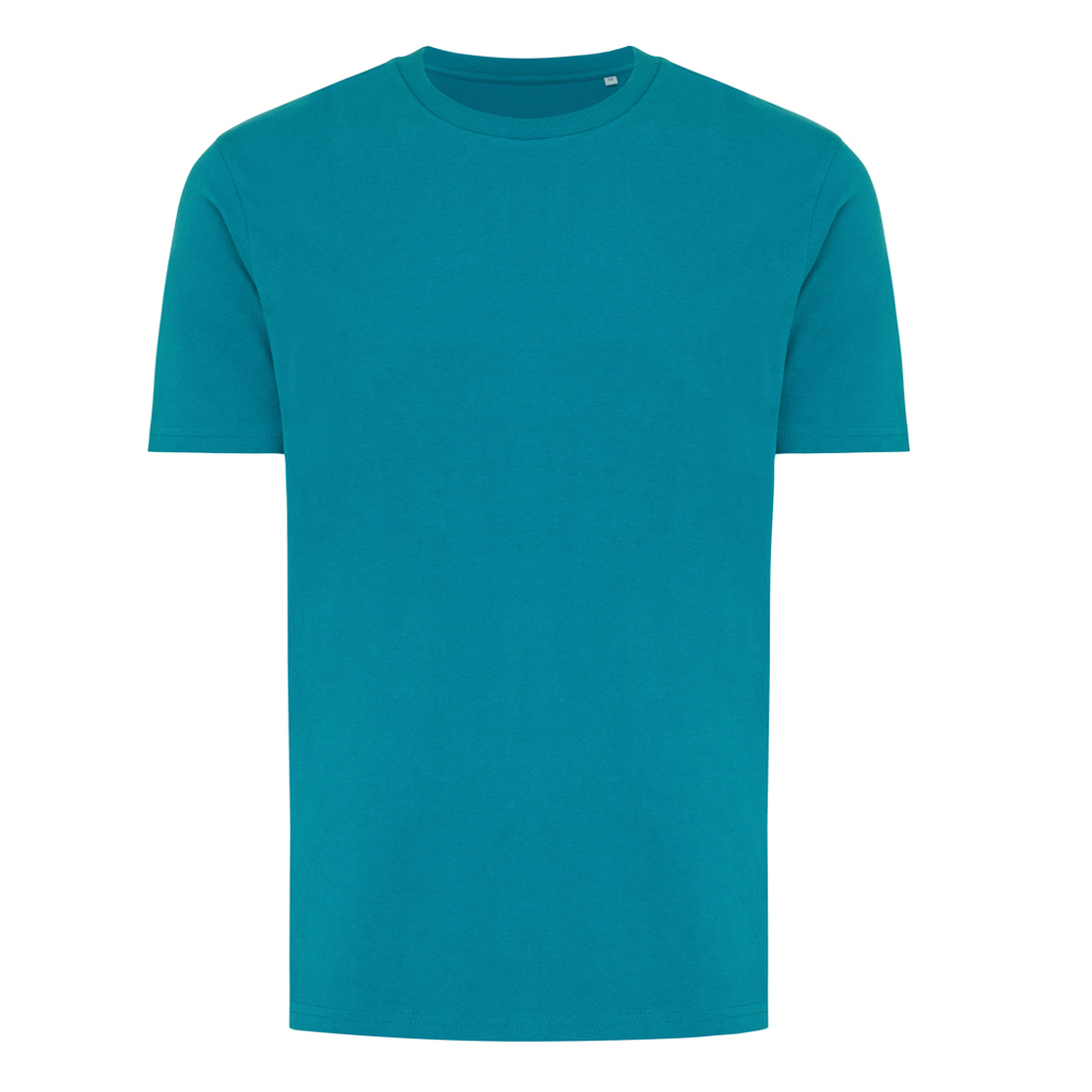 IQONIQ Brett gerecycled katoen t-shirt - kopen of bedrukken - verdigris (± PMS 18-4834TCX)