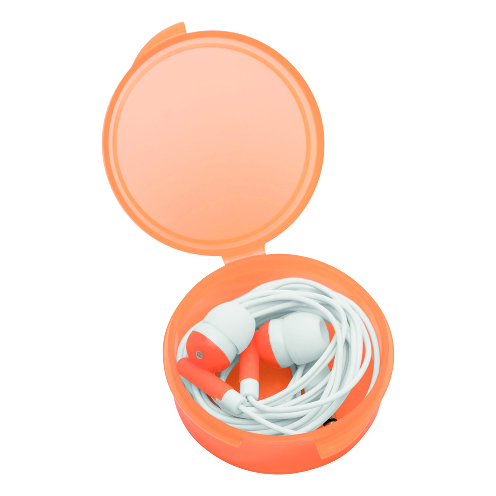 MUSIC - Oortelefoon - met logo of onbedrukt bestellen - oranje