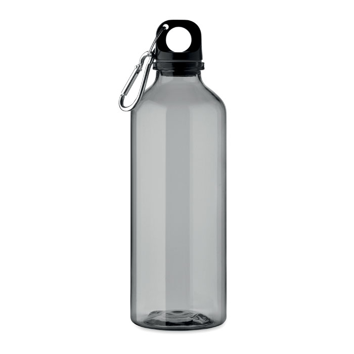 MOSS RE500 - RPET fles 500ml - bedrukt of onbedrukt verkrijgbaar - Transparant Grijs