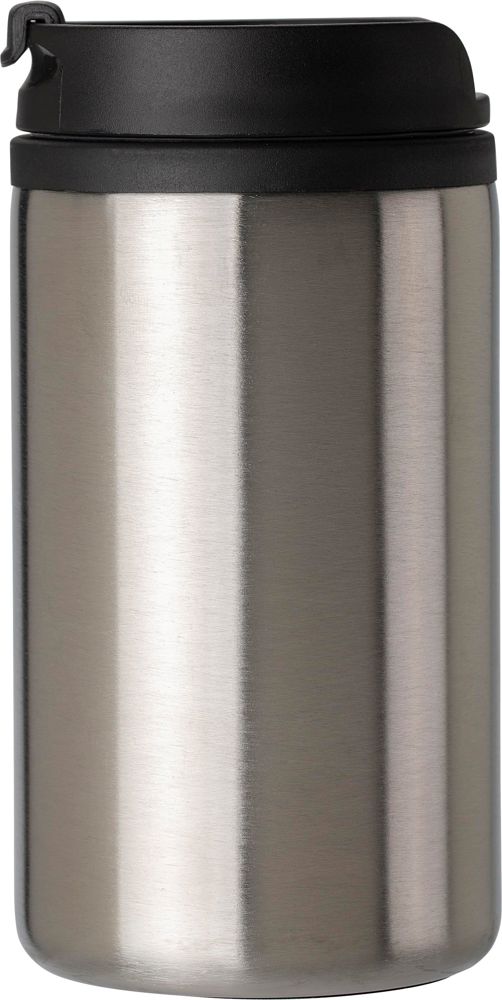 RVS, dubbel wandige thermosmok Gisela - met logo of onbedrukt bestellen - zilver