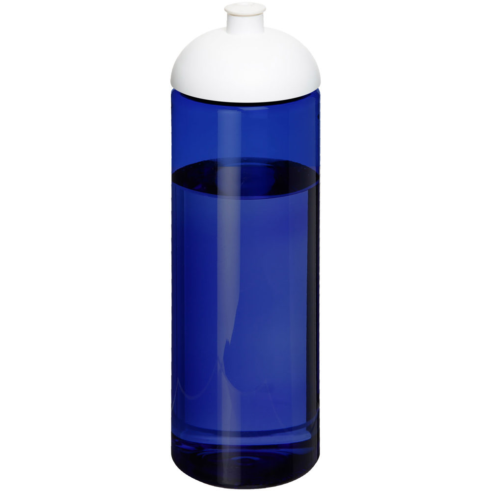 H2O Active® Eco Vibe 850 ml drinkfles met koepeldeksel - met logo of onbedrukt bestellen - Blauw, Wit