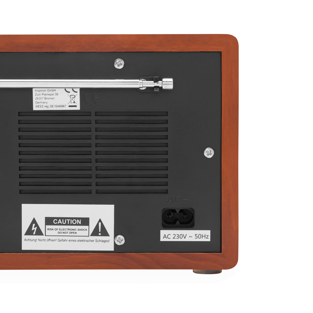CLASSIC - Houten design AM/FM radio - voor bedrijven en relatiegeschenken