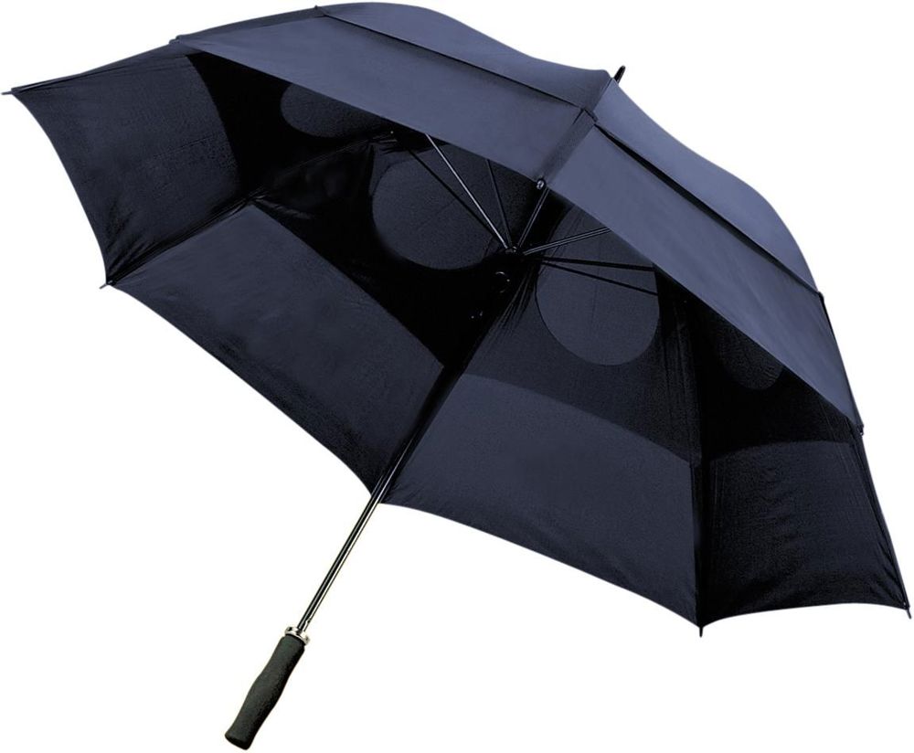 Polyester (190T) stormparaplu Debbie - voor bedrijven en relatiegeschenken - blauw