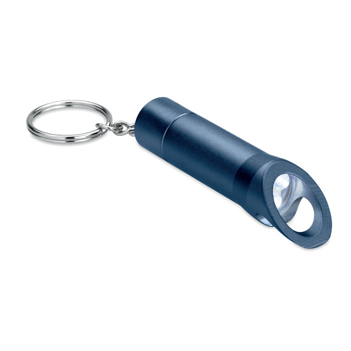 LITOP - Metalen sleutelhanger met LED - kopen of bedrukken - Marineblauw