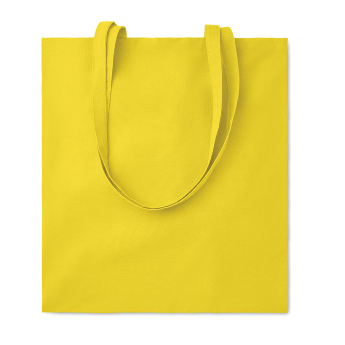 COTTONEL COLOUR++ - Boodschappentas 180 g/m² - bedrukt of onbedrukt verkrijgbaar - geel