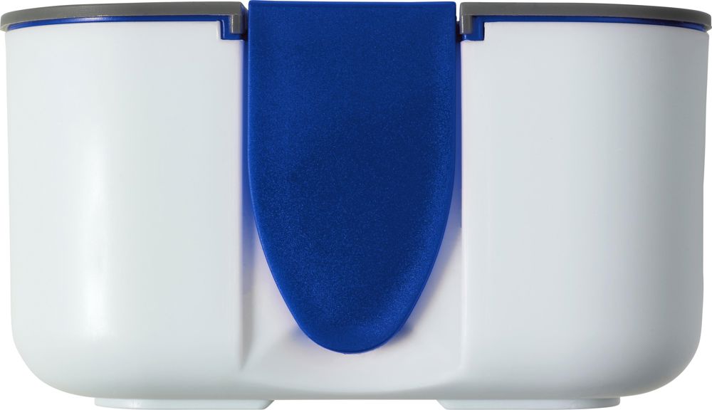 PP en siliconen lunchbox Veronica - met logo of onbedrukt bestellen - kobaltblauw