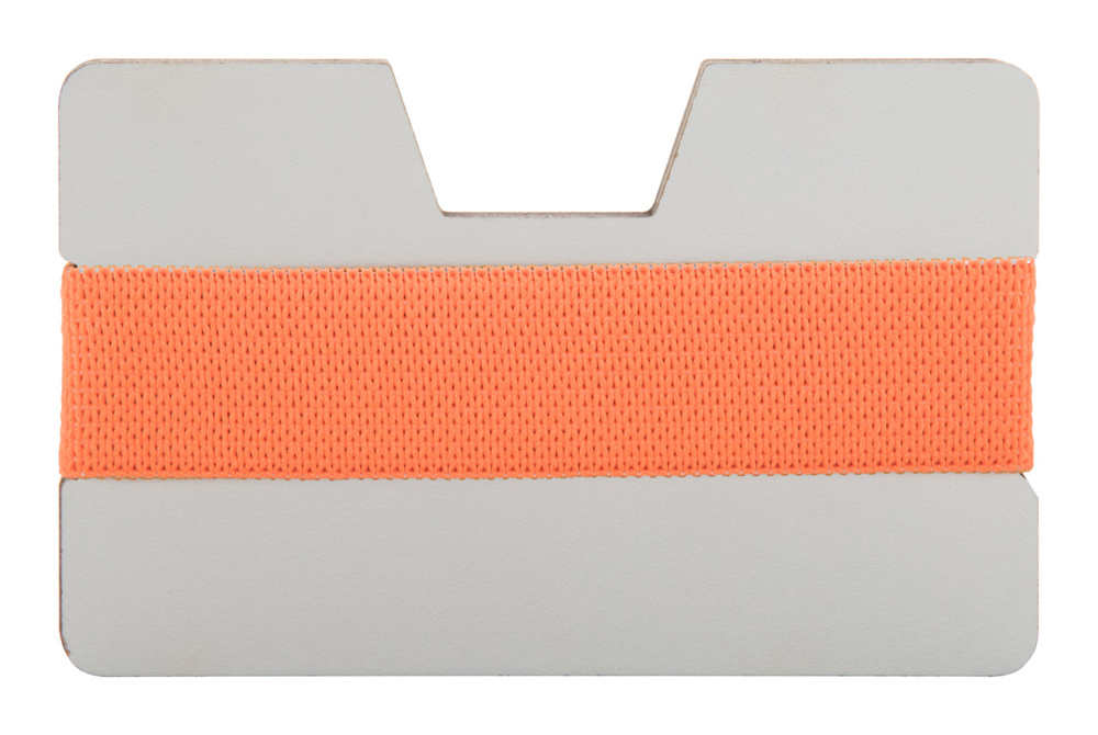 StriCard - creditcardportemonnee - kopen of bedrukken - oranje/wit