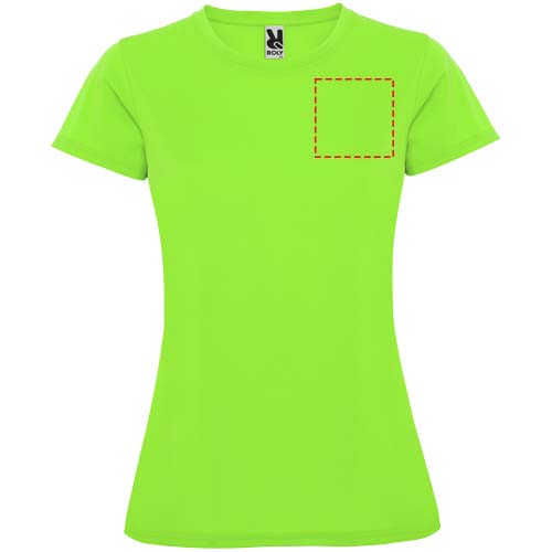 Montecarlo 150 g/m² sportshirt met korte mouwen voor dames