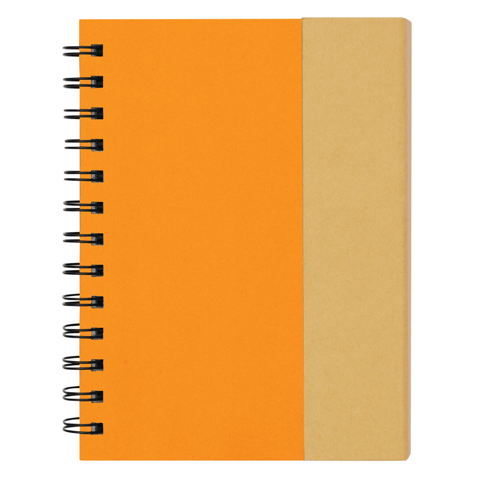 MAGNY - Notitieboekje van gerecycled papier met balpen