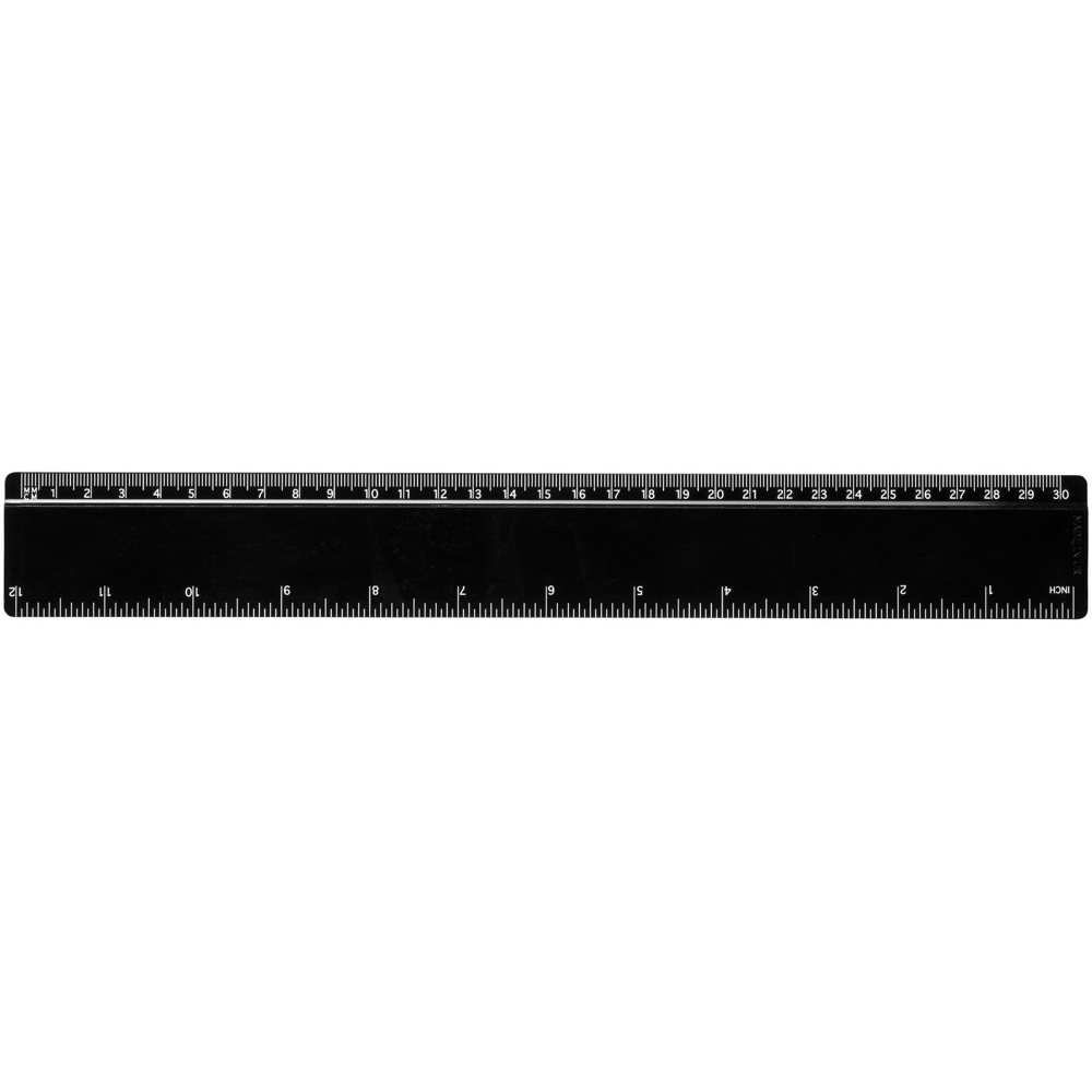 Refari liniaal van 30 cm van gerecycled plastic
