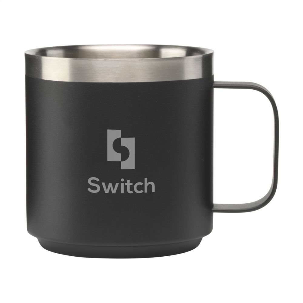 Knox RCS Recycled Iso Mug 300 ml thermosbeker - kopen of bedrukken - Zwart