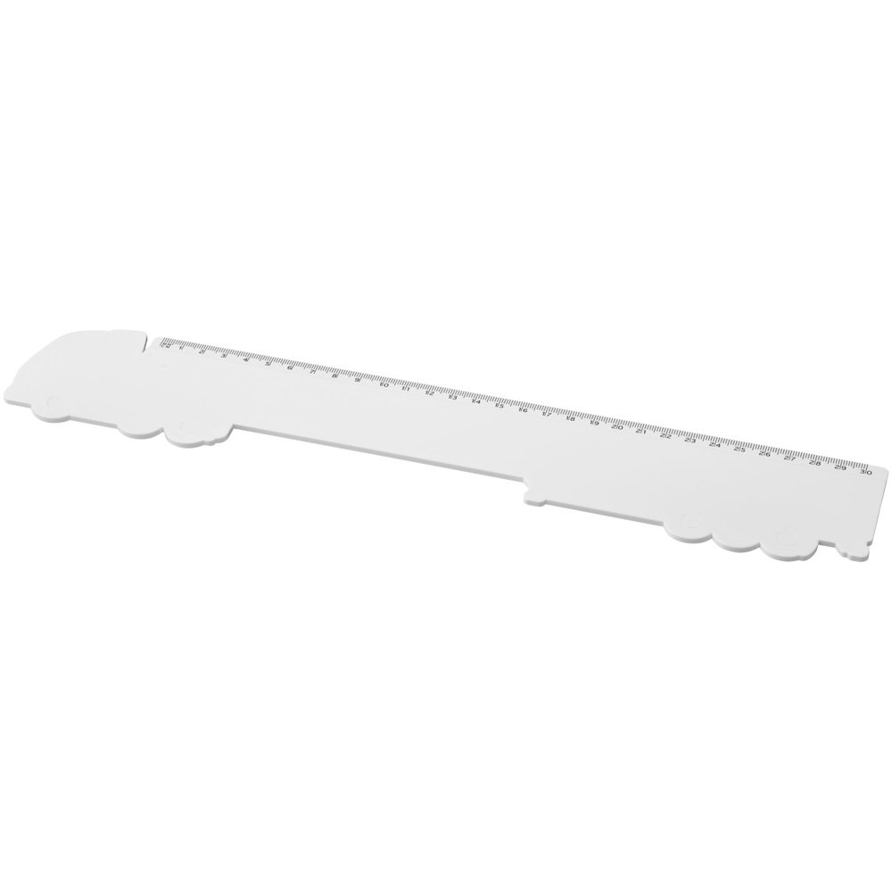 Tait liniaal van 30 cm in de vorm van een vrachtwagen van gerecycled plastic