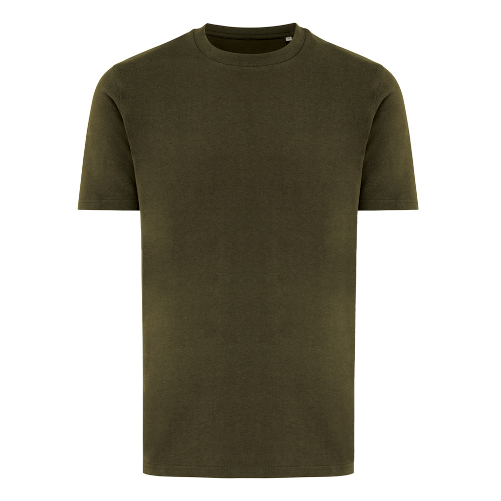IQONIQ Brett gerecycled katoen t-shirt - kopen of bedrukken - khaki (± PMS 18-0523 TCX)