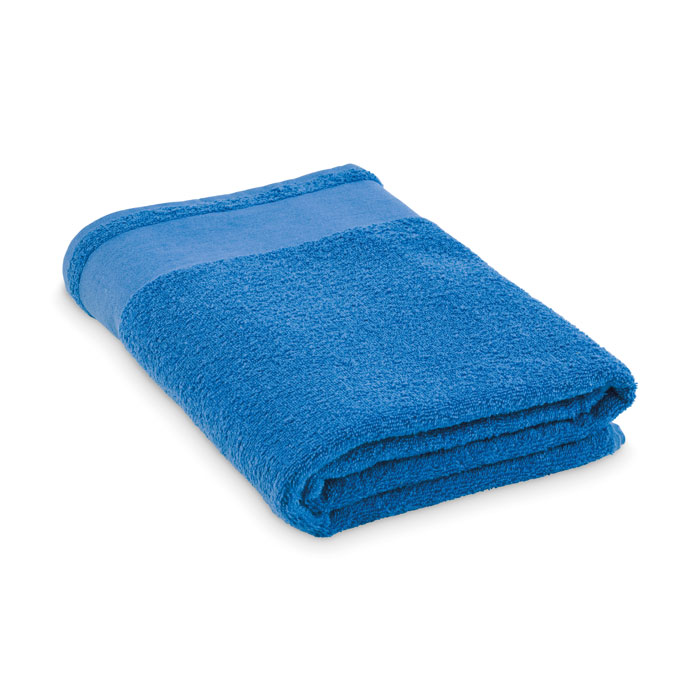 ISLAND 100 - Katoenen badhanddoek - bedrukt of onbedrukt verkrijgbaar - blauw