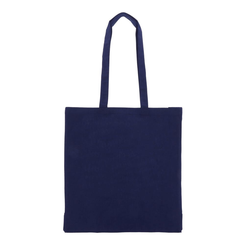 Draagtas gerecycled katoen met bodem 140g/m² 38x10x42cm
