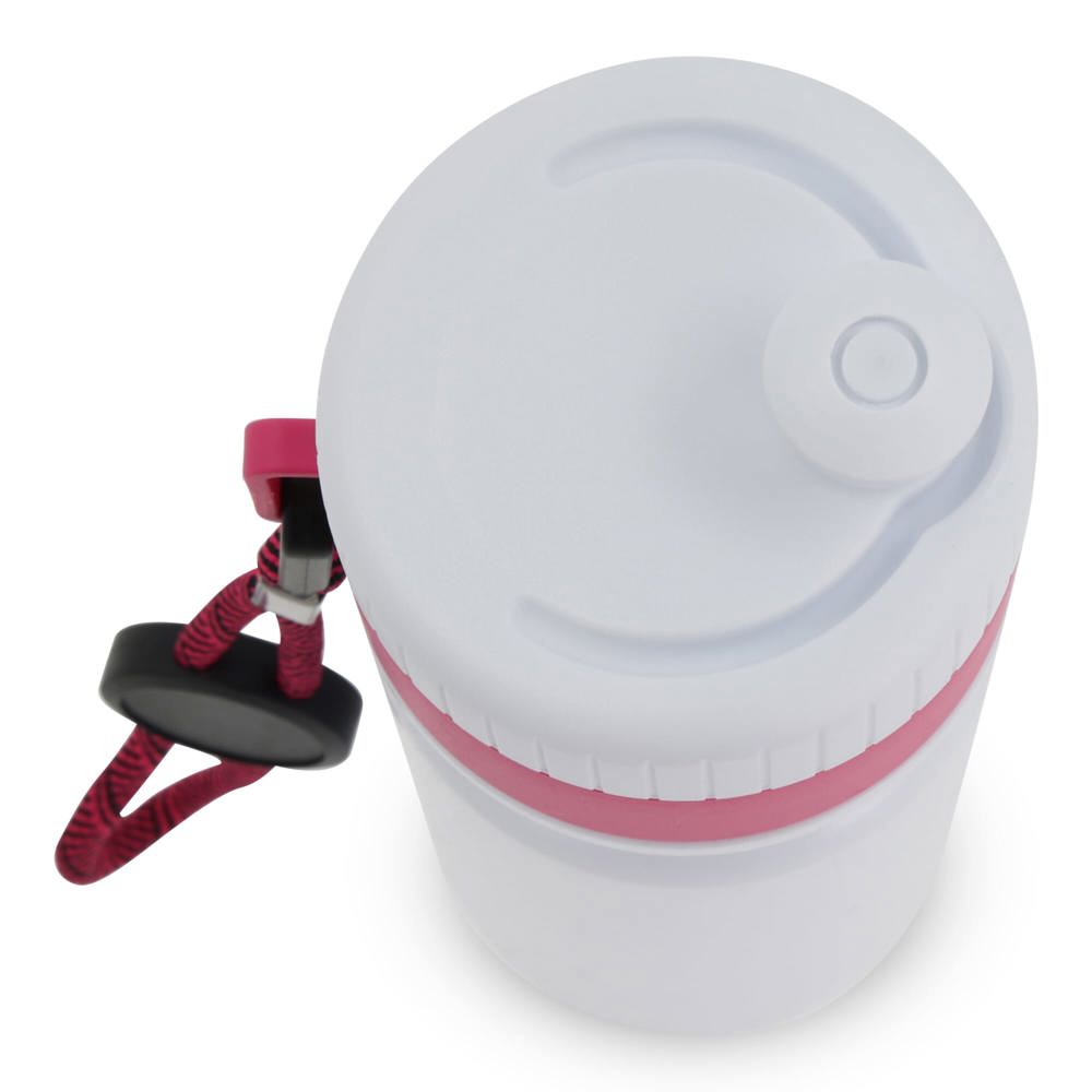 Sportbidon met rand en koord 750ml
