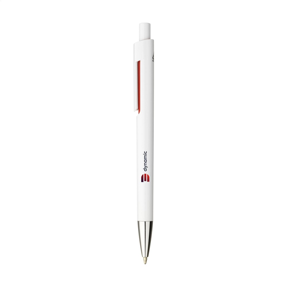 Vista GRS Recycled ABS pennen - rood (± PMS 7621C)