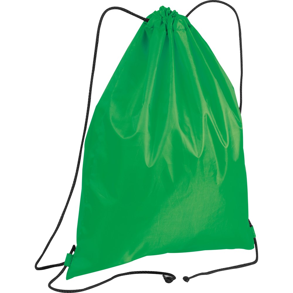 Gym bag van polyester - met logo of onbedrukt bestellen - groen