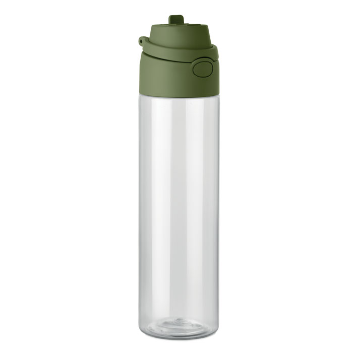 TOIEN KLAR - RPET fles 700ml - bedrukt of onbedrukt verkrijgbaar - Donker Marinegroen