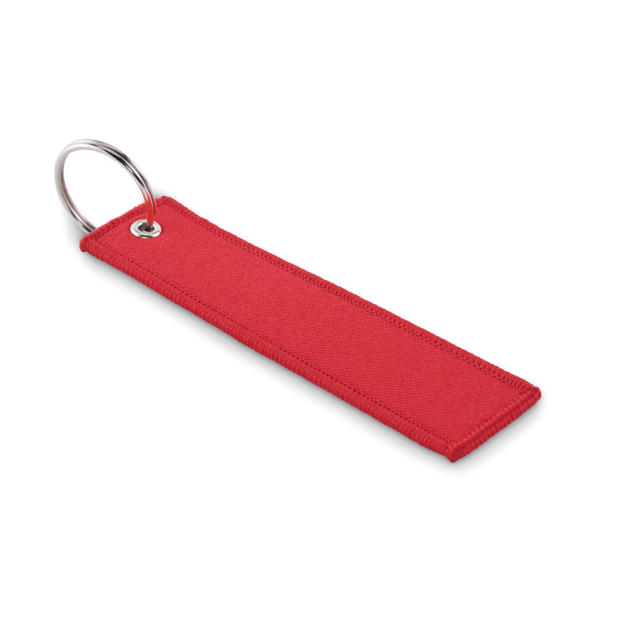 TAKEOFF - Sleutelhanger "remove before fl - bedrukt of onbedrukt verkrijgbaar - Rood