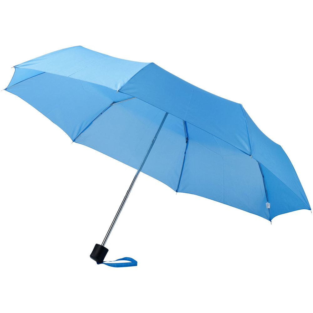 Ida 21.5'' opvouwbare paraplu - voor bedrijven en relatiegeschenken - Process blue