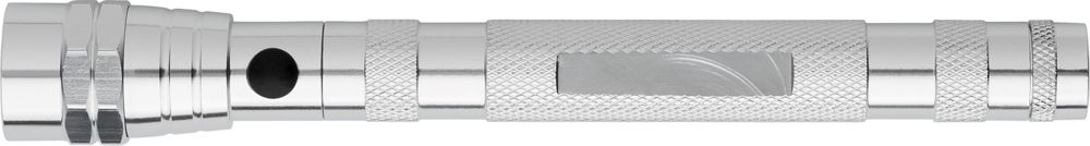 Aluminium zaklamp Aya - met logo of onbedrukt bestellen - Zilver