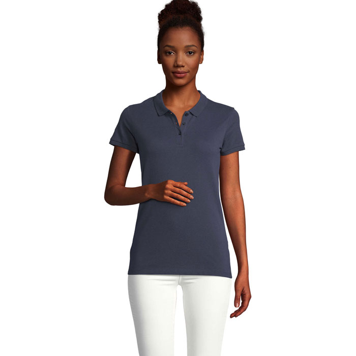 PLANET WOMEN - PLANET DAMES Polo 170g - met logo of onbedrukt bestellen - Franse Marine