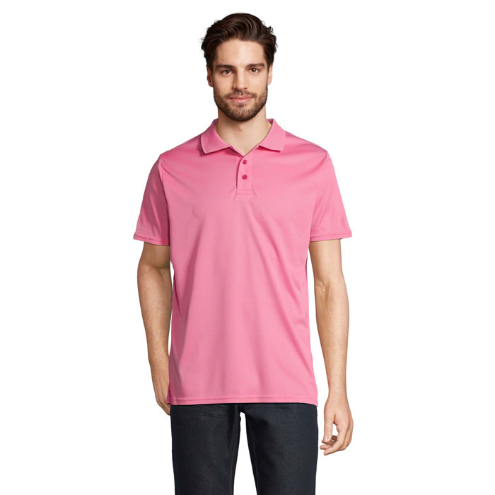 PITCHER - PITCHER UNISEX POLO - met logo of onbedrukt bestellen - Ribbon Pink