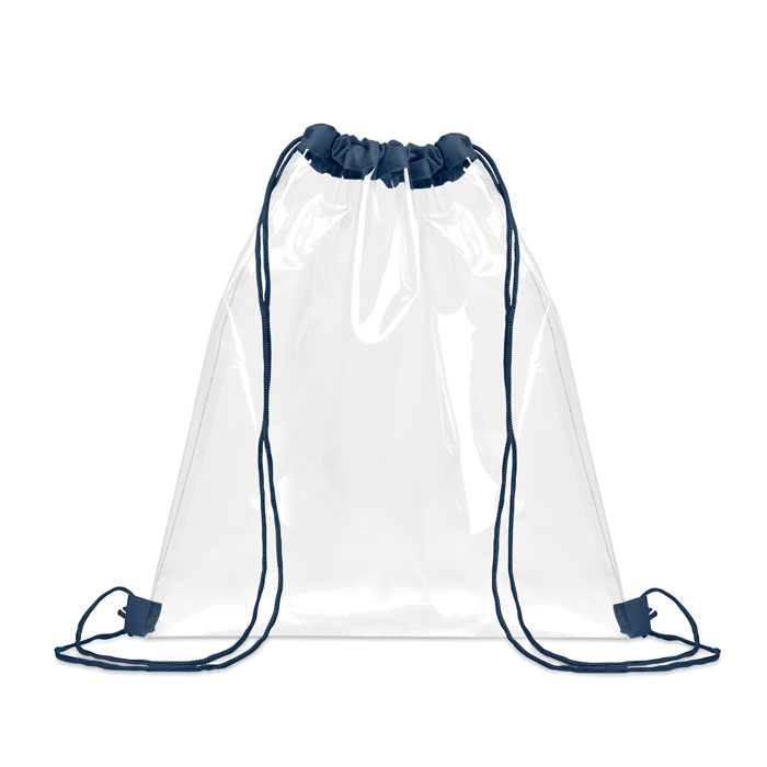 USEE - Transparante trekkoordtas - voor bedrijven en relatiegeschenken - Marineblauw
