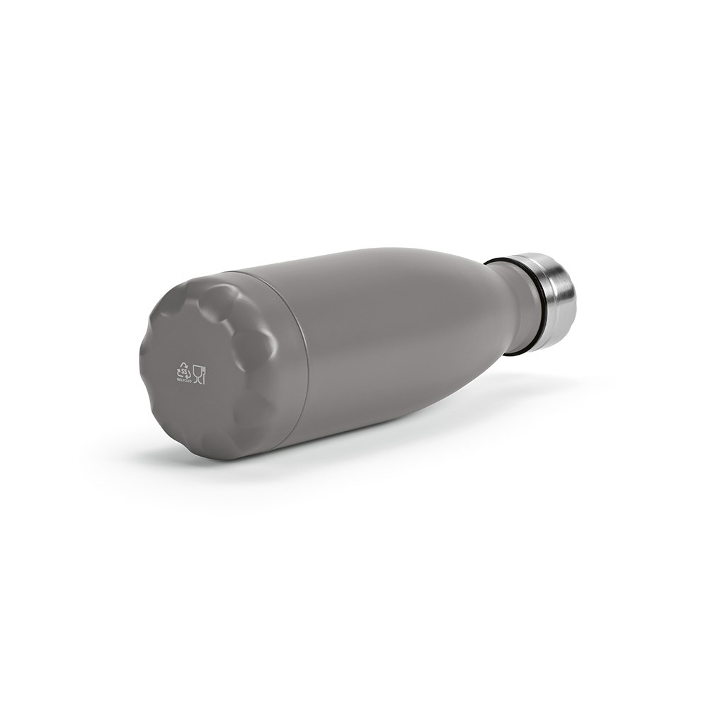 Mississippi 450 fles gerecycled roestvrij staal 430 ml - Grijs