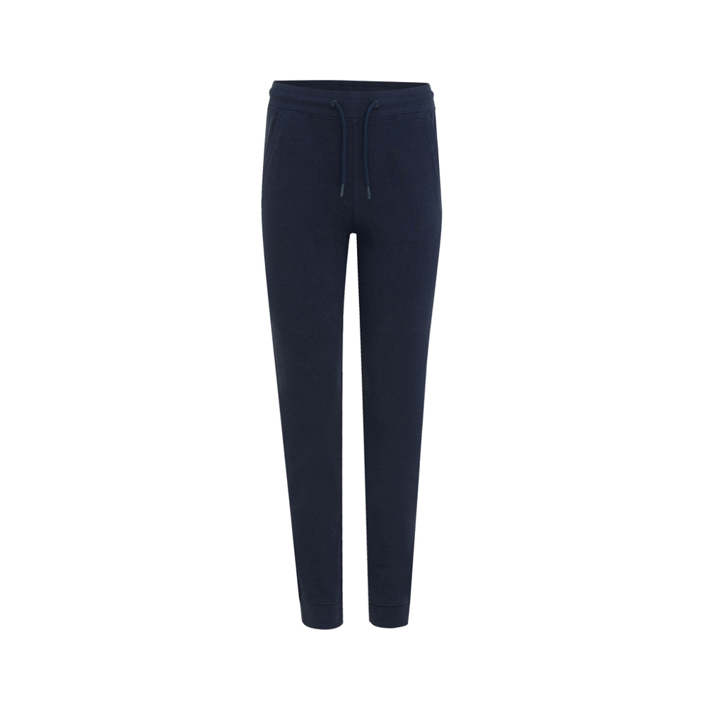IQONIQ Cooper gerecycled katoenen joggingbroek - met logo of onbedrukt bestellen - donkerblauw (± PMS 19-3923TCX)