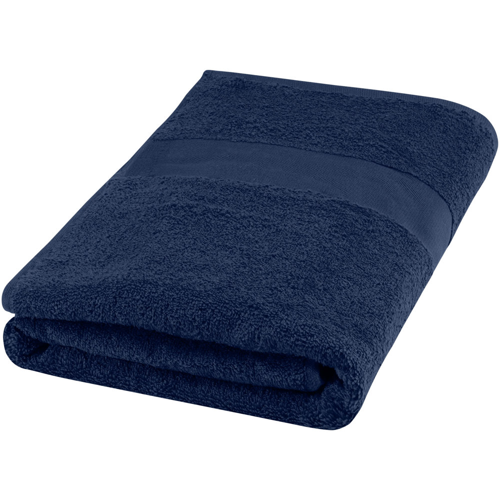 Amelia handdoek 70 x 140 cm van 450 g/m² katoen - kopen of bedrukken - Marineblauw