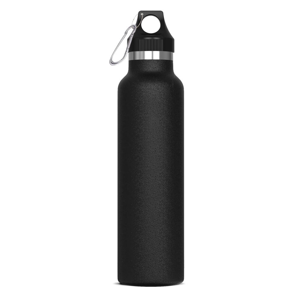 Thermofles Lennox 650ml - bedrukt of onbedrukt verkrijgbaar - Zwart
