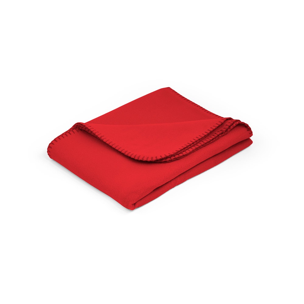 GALLIOT. Pooldeken (180 g/m²) van gerecycled polyester (100% rPET) - met logo of onbedrukt bestellen - Rood