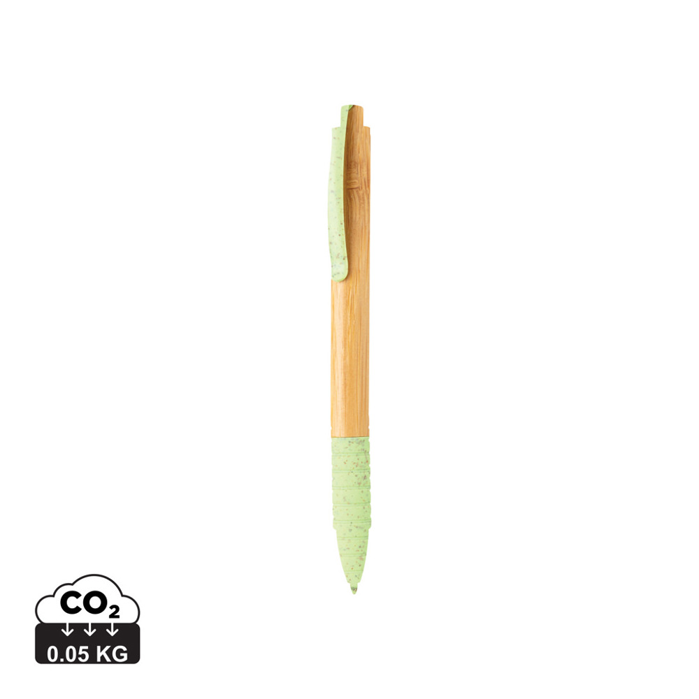 Bamboe & tarwestro pen