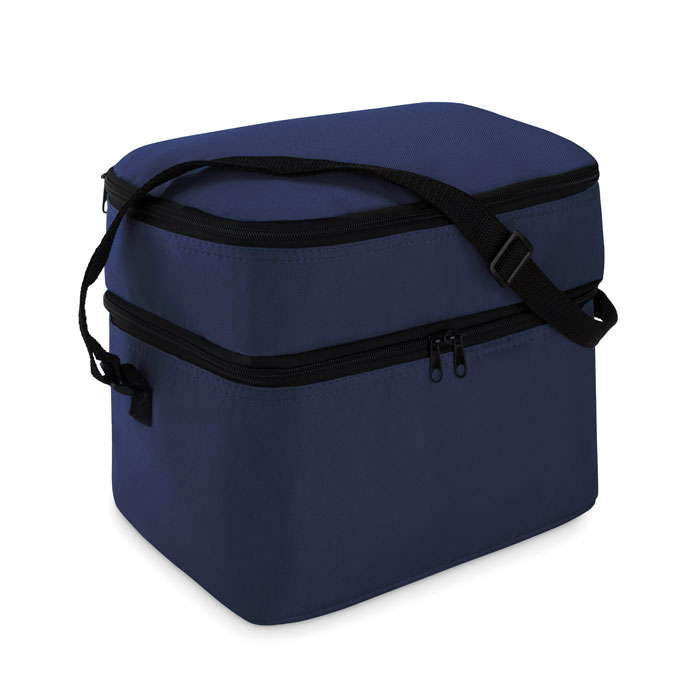 CASEY - Koeltas polyester 600D - bedrukt of onbedrukt verkrijgbaar - blauw