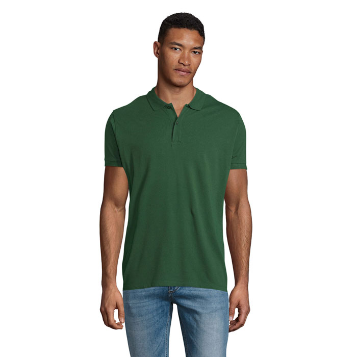 PLANET MEN - PLANET HEREN Polo 170g - kopen of bedrukken - Flesgroen